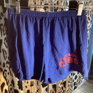 MLB Chicago Cubs Blue Athletic / Sleep Shorts